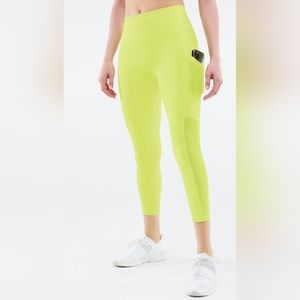 Fabletics neon on-the-go capri